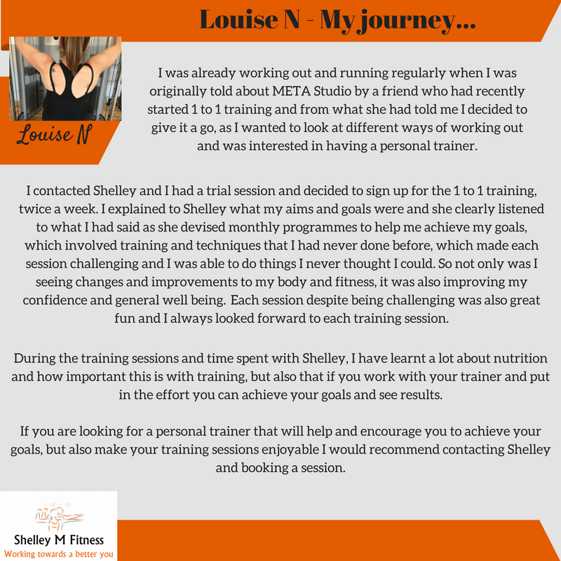 Testimonial My journey ... Louise N