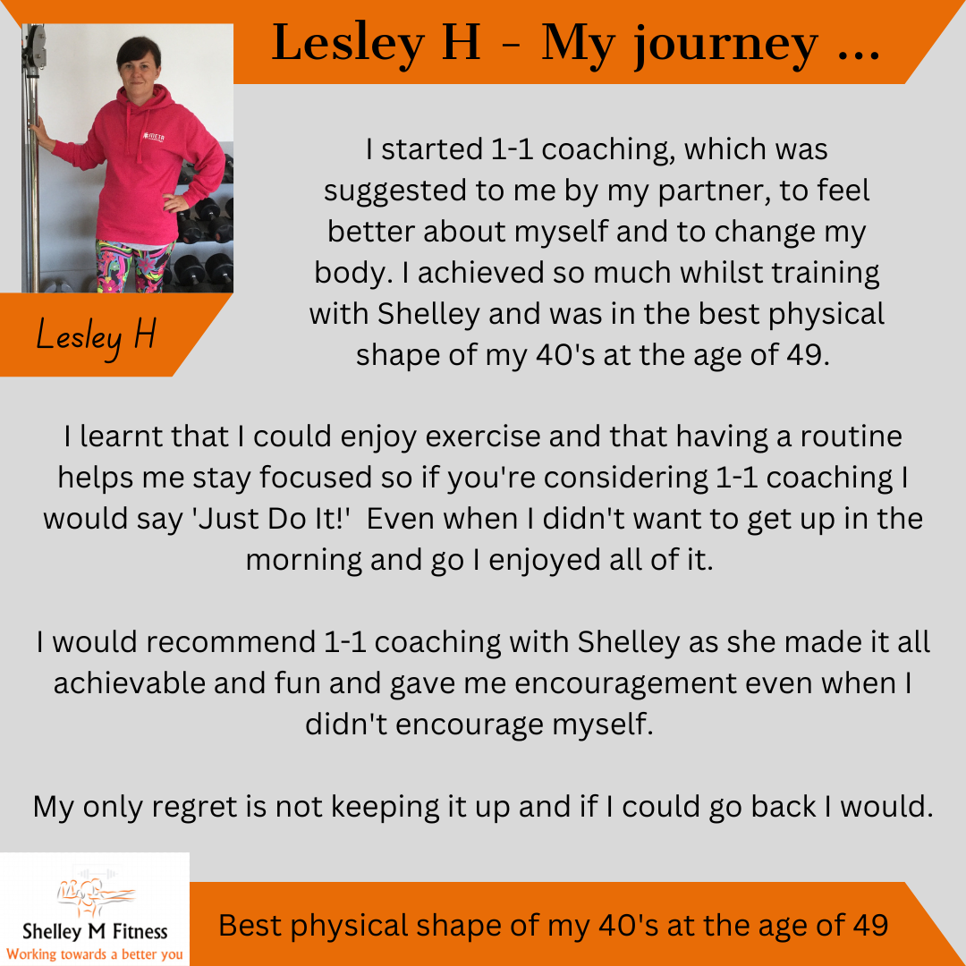 Lesley H - My journey ... testimonial