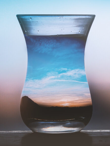 Glass of water